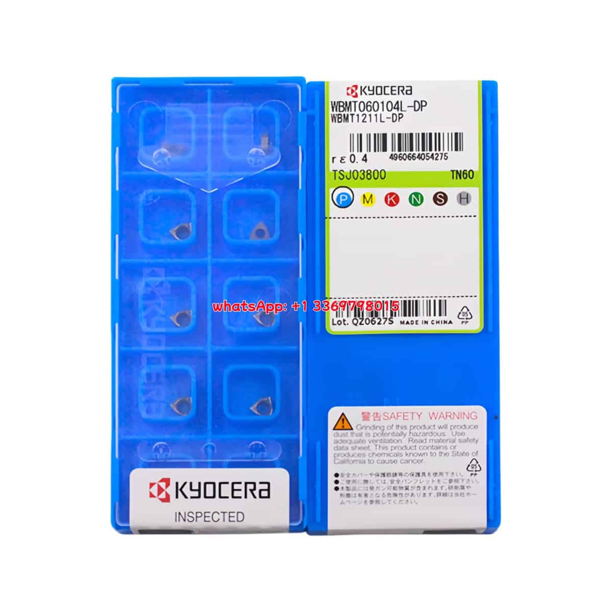 Kyocera 100% Original WBMT060104L-DP TN60 Cutting Tools 10PCS