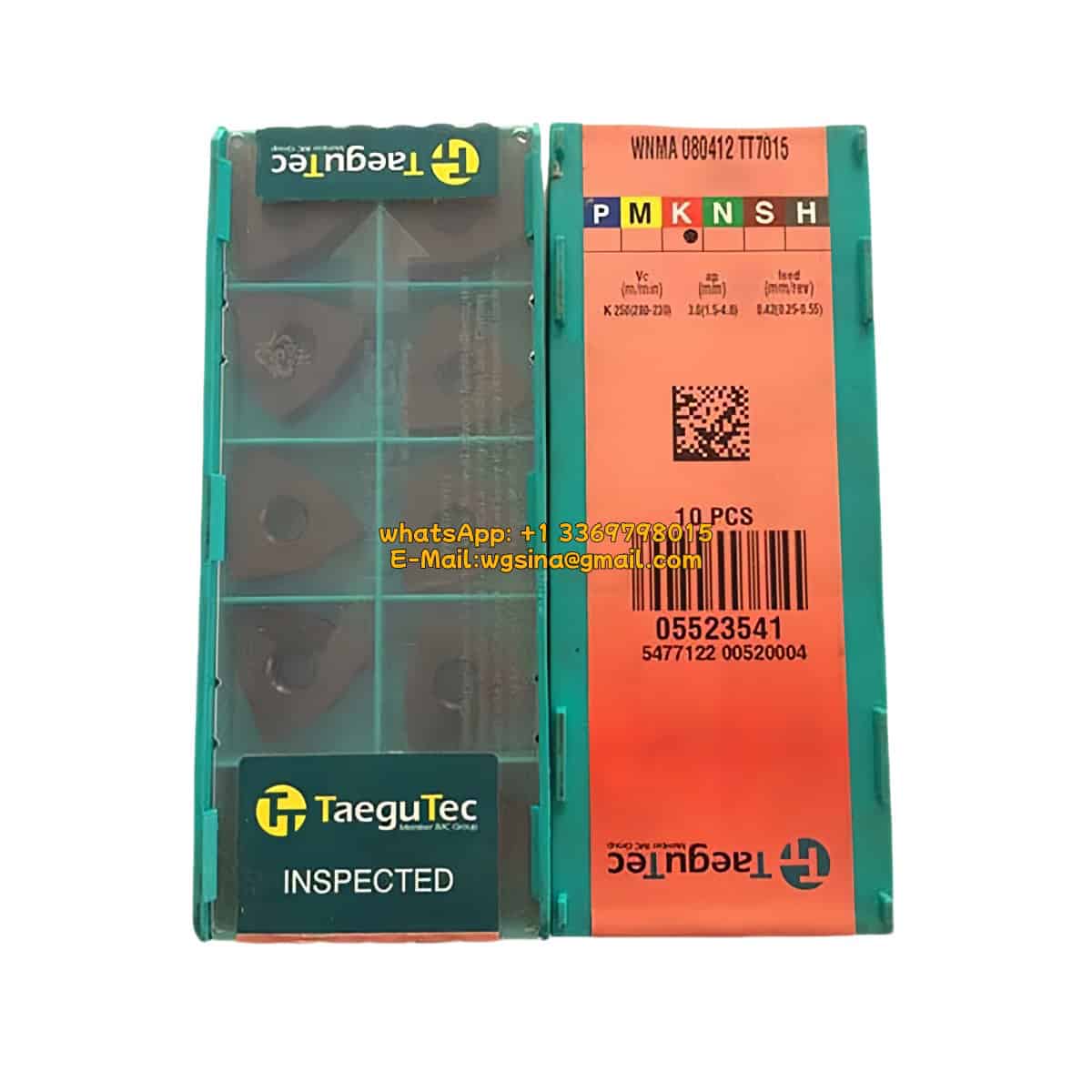 TaeguTec 100% Original WNMA080412 TT7015 Cutting Tools 10PCS