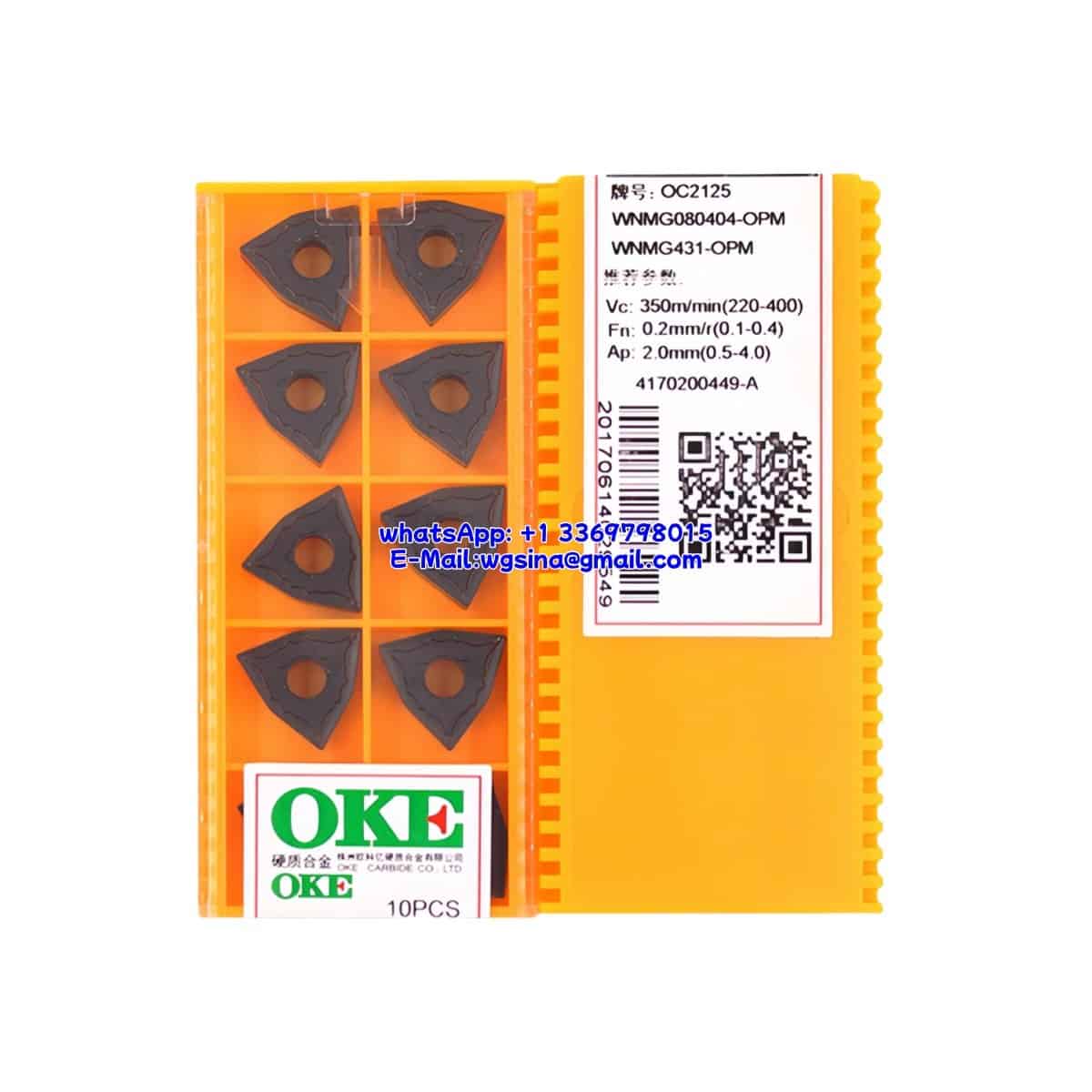 OKE 100% Original WNMG080404-OPM OC2125 Cutting Tools 10PCS