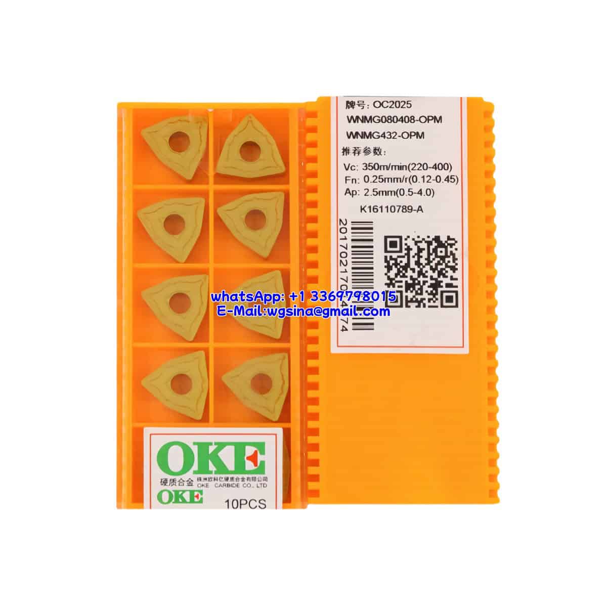 OKE 100% Original WNMG080408-OPM OC2025 Cutting Tools 10PCS