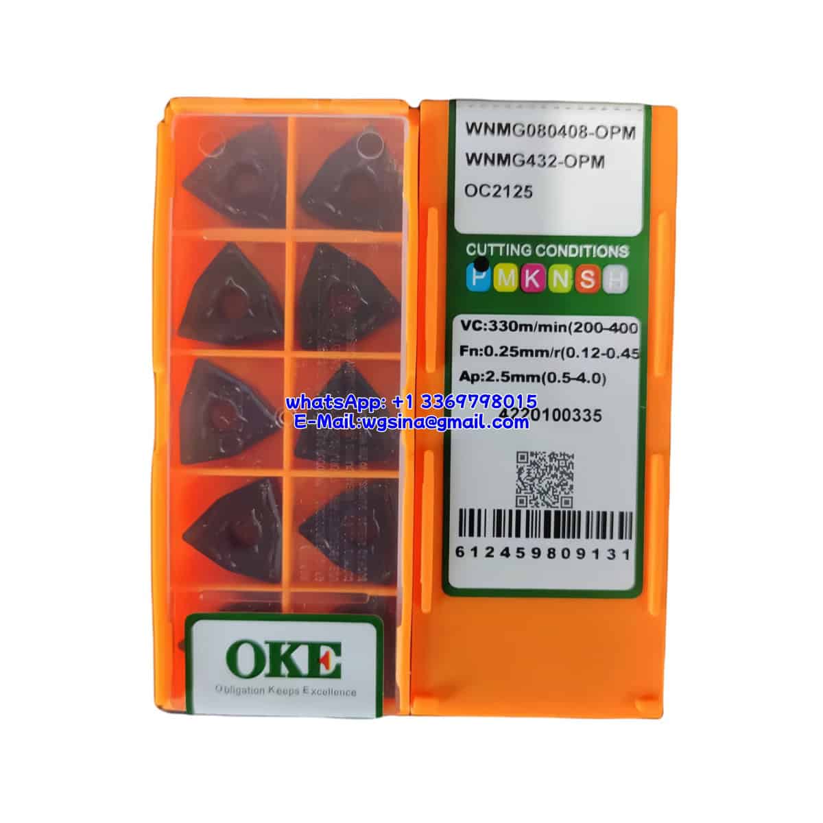 OKE 100% Original WNMG080408-OPM OC2125 Cutting Tools 10PCS