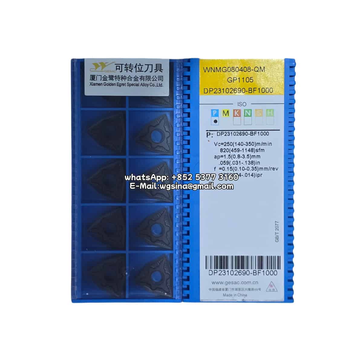 Gesac 100% Original WNMG080408-QM GP1105/WNMG 1PCS