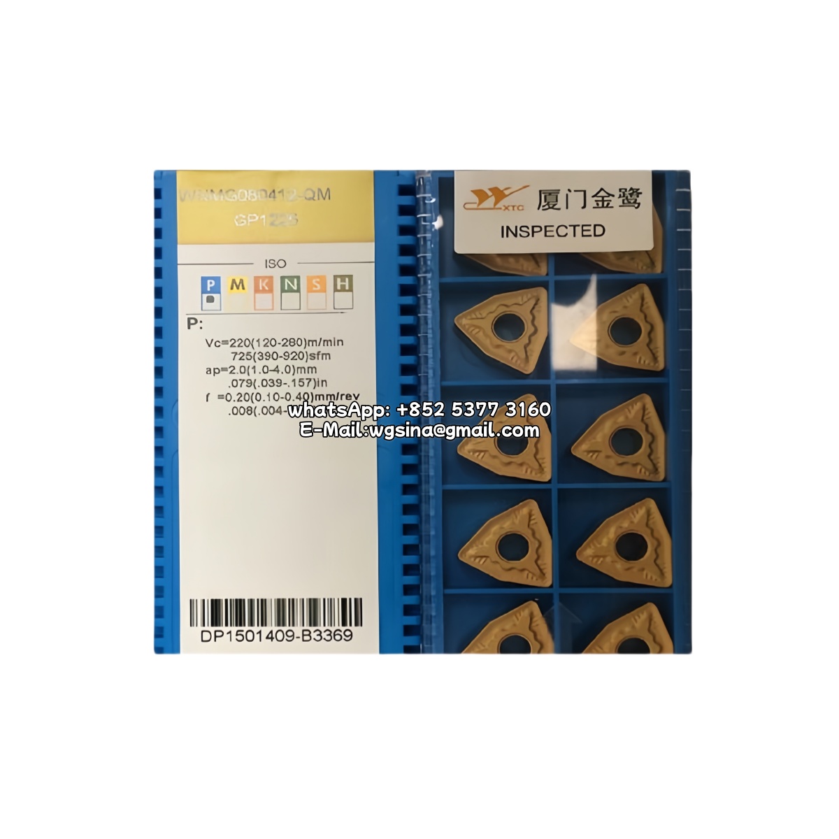Gesac 100% Original WNMG080408-QM GP1225/WNMG 1PCS