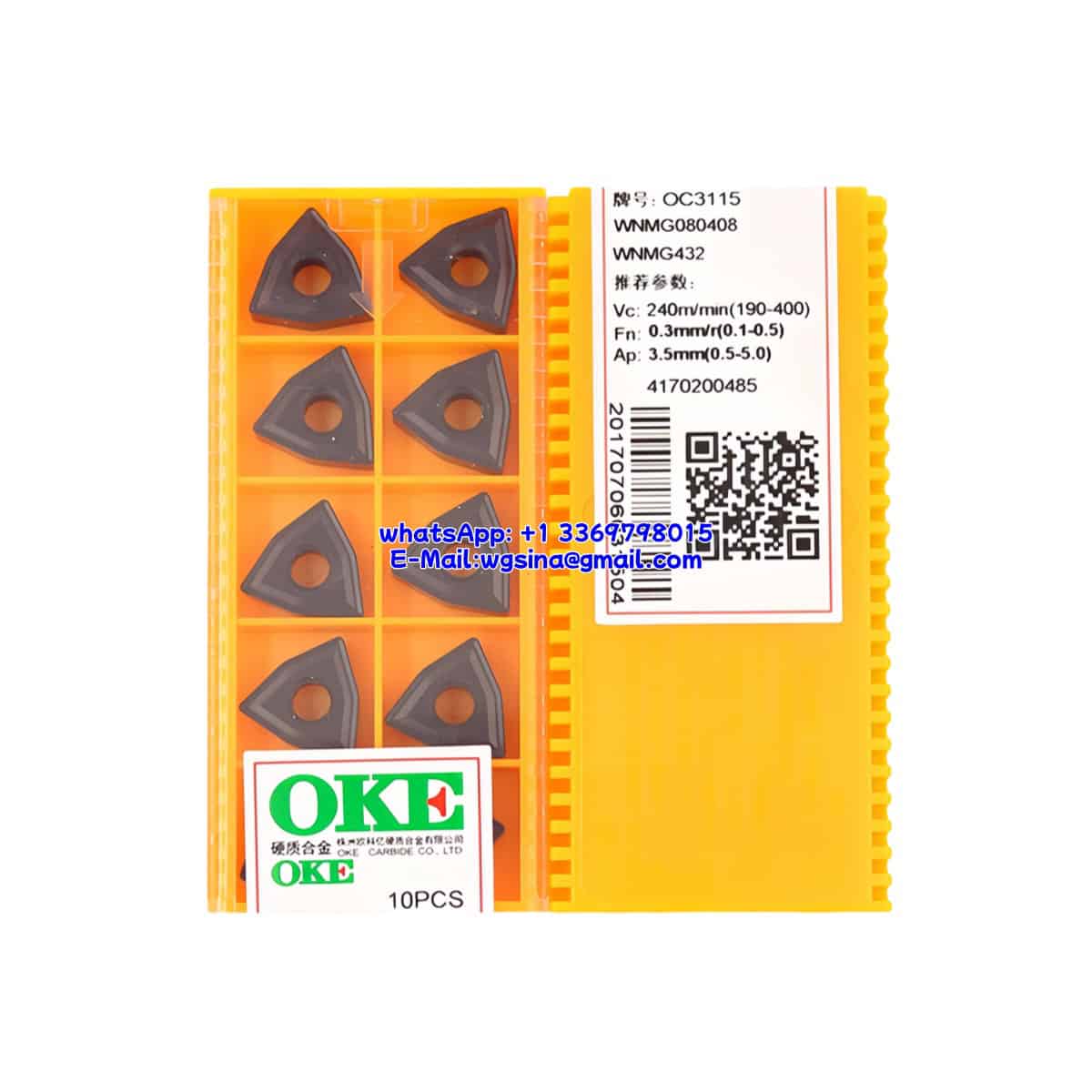 OKE 100% Original WNMG080408 OC3115 Cutting Tools 10PCS
