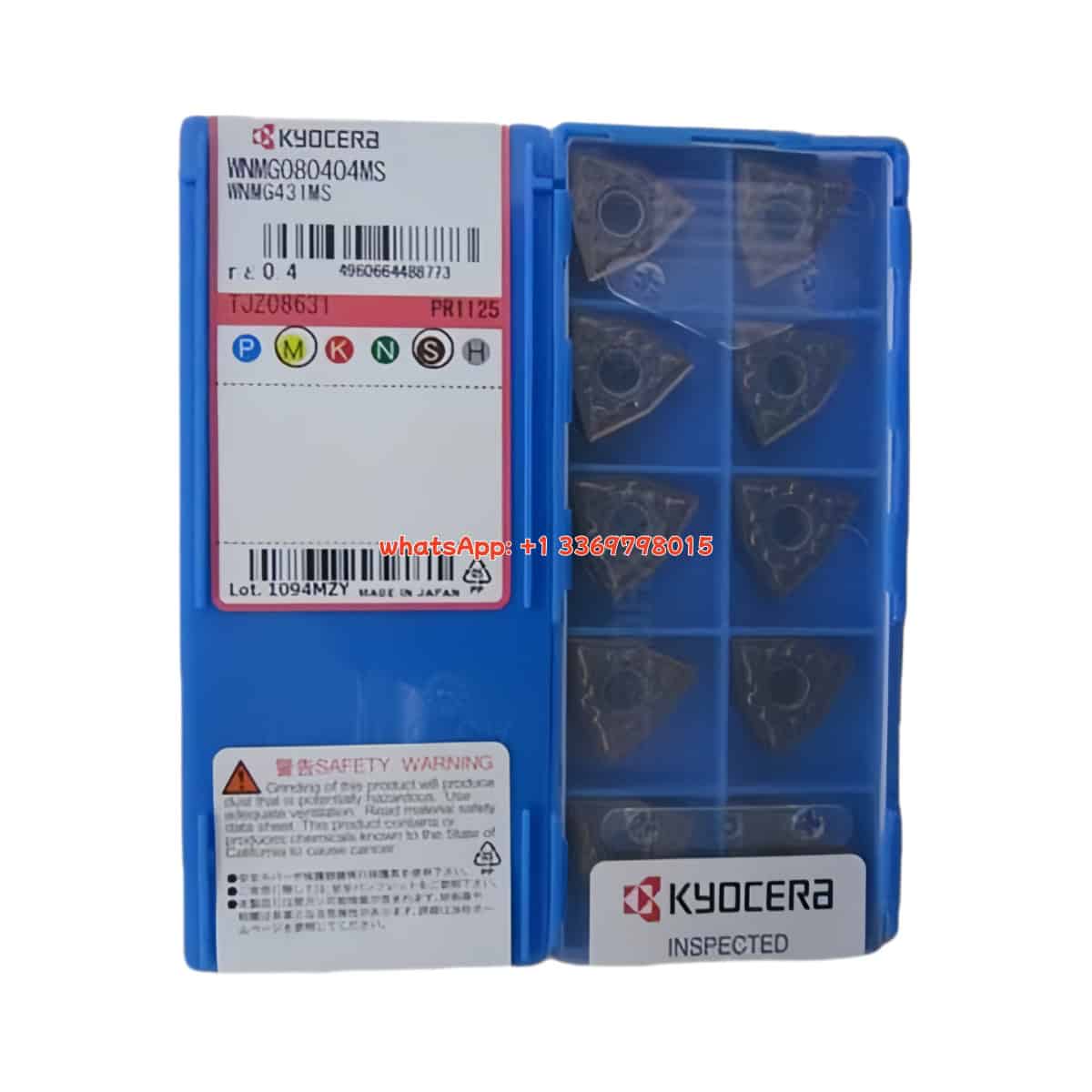 Kyocera 100% Original WNMG080408MS PR1125 Cutting Tools 10PCS
