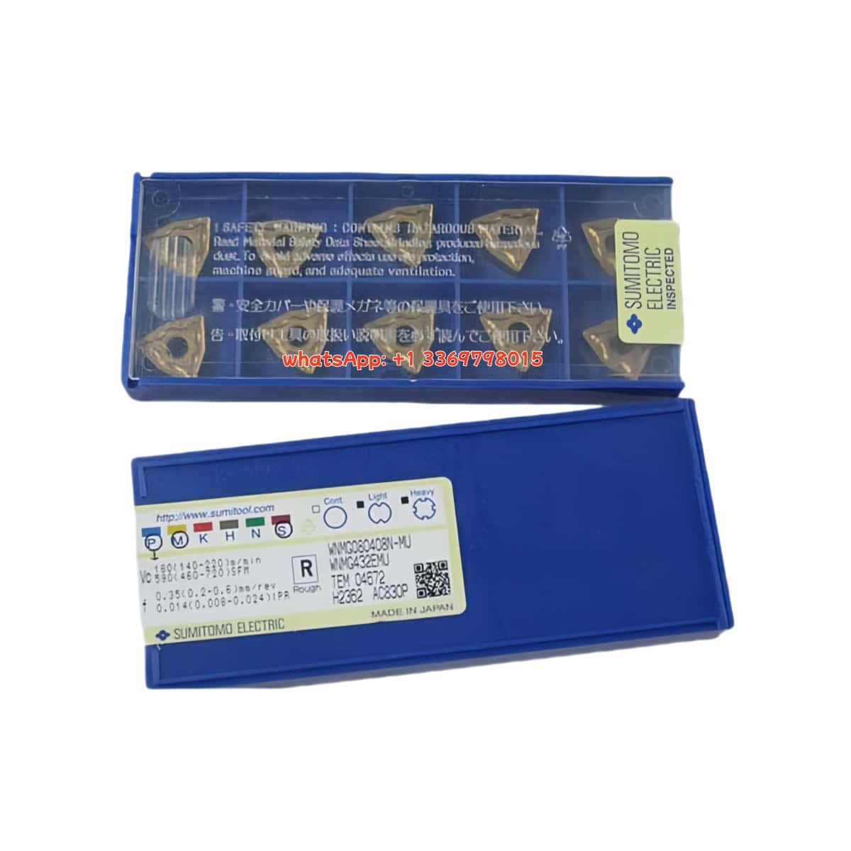 SUMITOMO 100% Original  Cutting Tool  Turning Insert WNMG080408N-MU EH520Z  10pcs