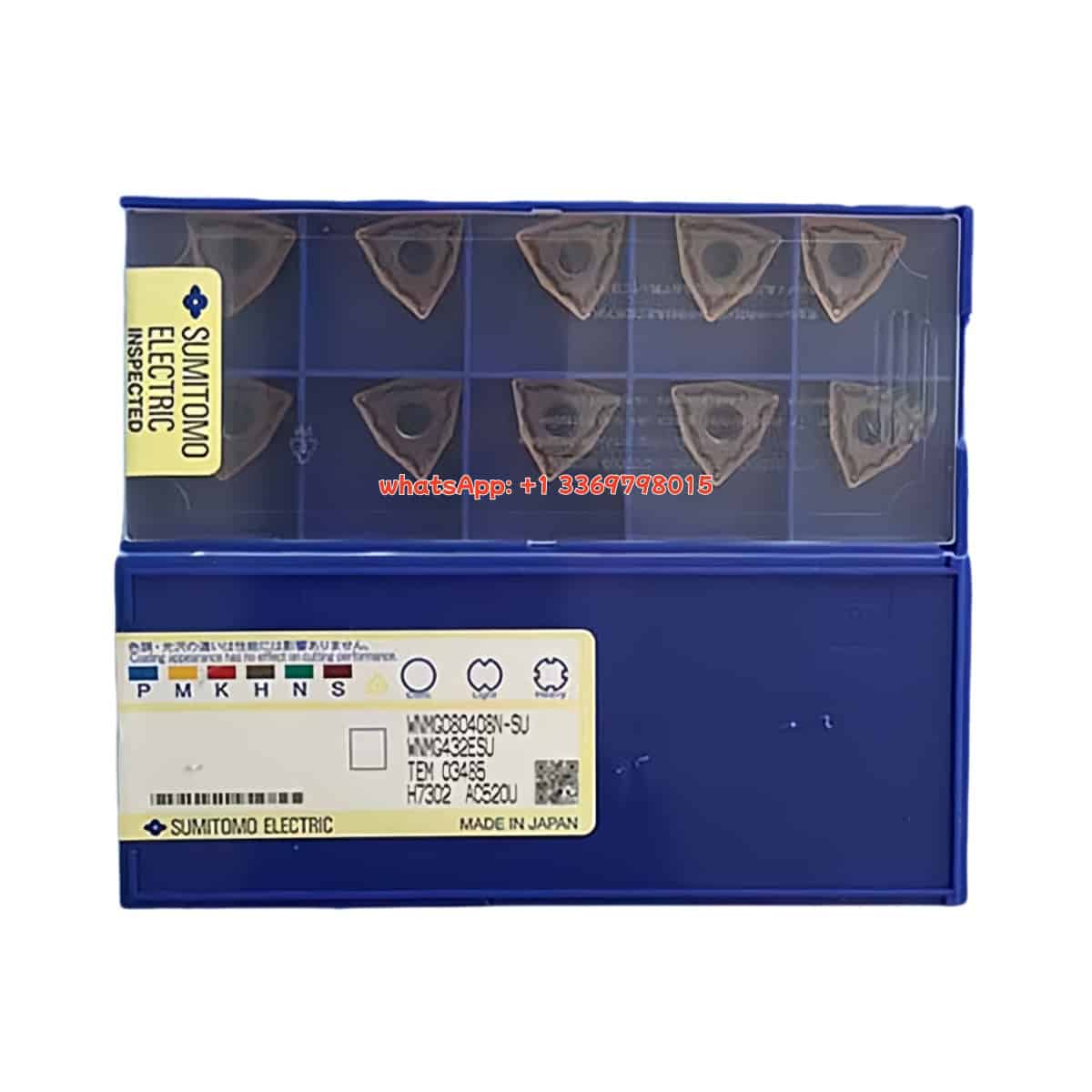 SUMITOMO 100% Original WNMG080408N-SU AC520U Cutting Tools 10PCS