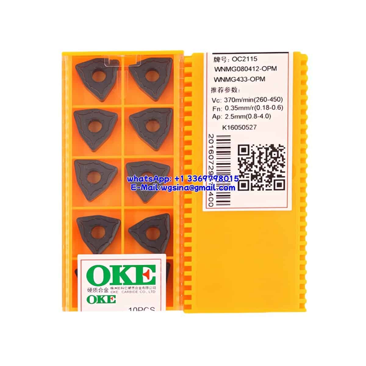 OKE 100% Original WNMG080412-OPM OC2115 Cutting Tools 10PCS