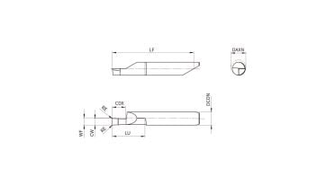 Achteck 100% Original  Cutting Tools ASIFL 06A100-6215 AP220U 10 pcs