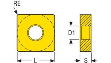 Seco 100% Original  Cutting Tools SNMG120408-M3 TP40 1 pcs