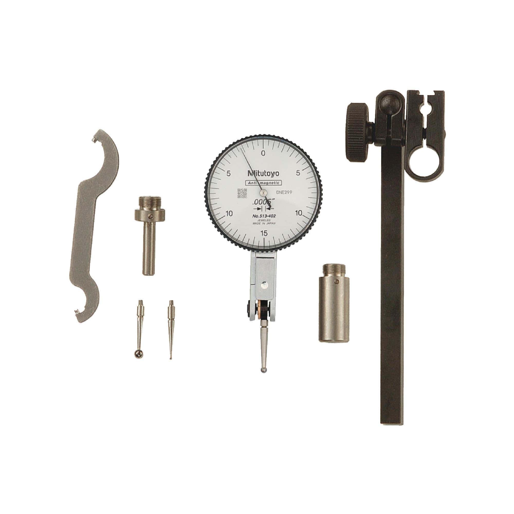 Mitutoyo 100% Original 513-402-10T 0 - 0.030 Range, 0-15-0 Reading Dial Test Indicator 1 pcs