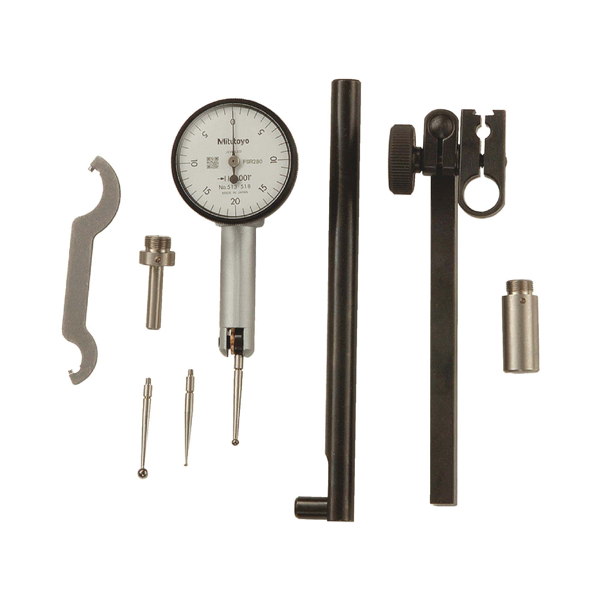 Mitutoyo 100% Original 513-518T 0 - 0.040 Range, 0-20-0 Reading Dial Test Indicator 1 pcs