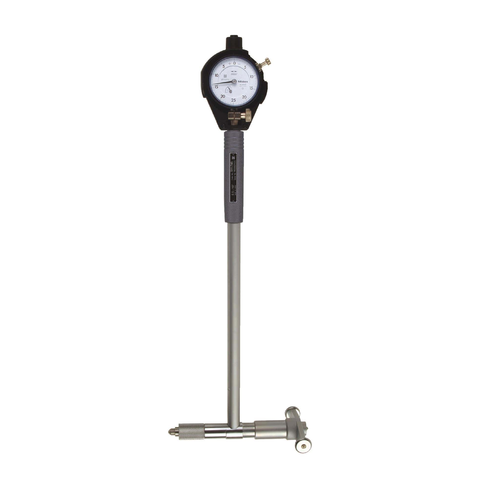 Mitutoyo 100% Original 511-745-20 6.5 - 10 Range, 10 Measuring Depth, .0005 Graduation Dial Bore Gage 1 pcs