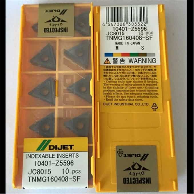 Dijet 100% Original  Cutting Tools Turning Insert TNMG160408-SF JC8118  10pcs