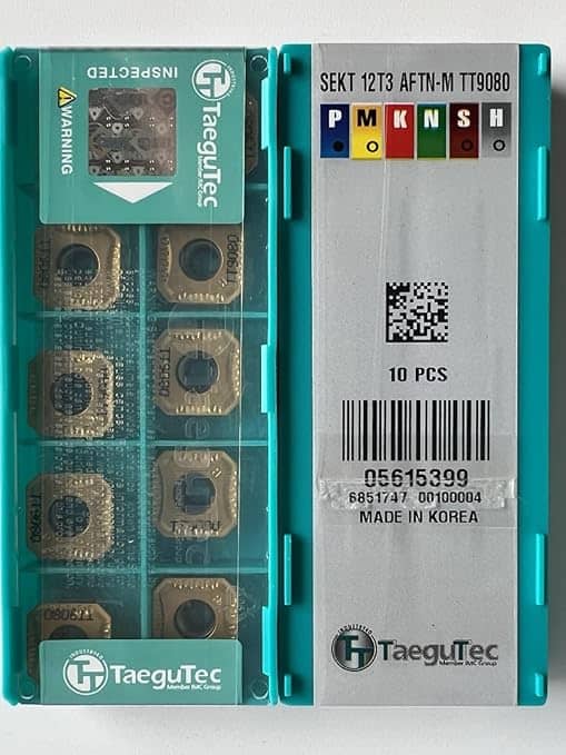 Taegutec 100% Original  Cutting Tool  Milling Insert SKET12T3AFTN-M TT9080  10pcs