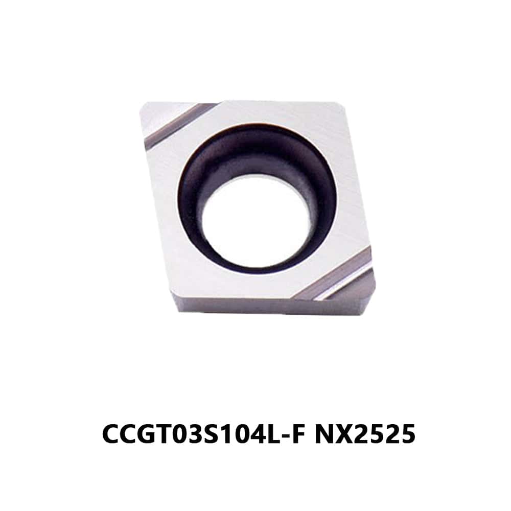 Mitsubishi 100% Original CCGT03S104L-F NX2525: Turning Insert 10 pcs