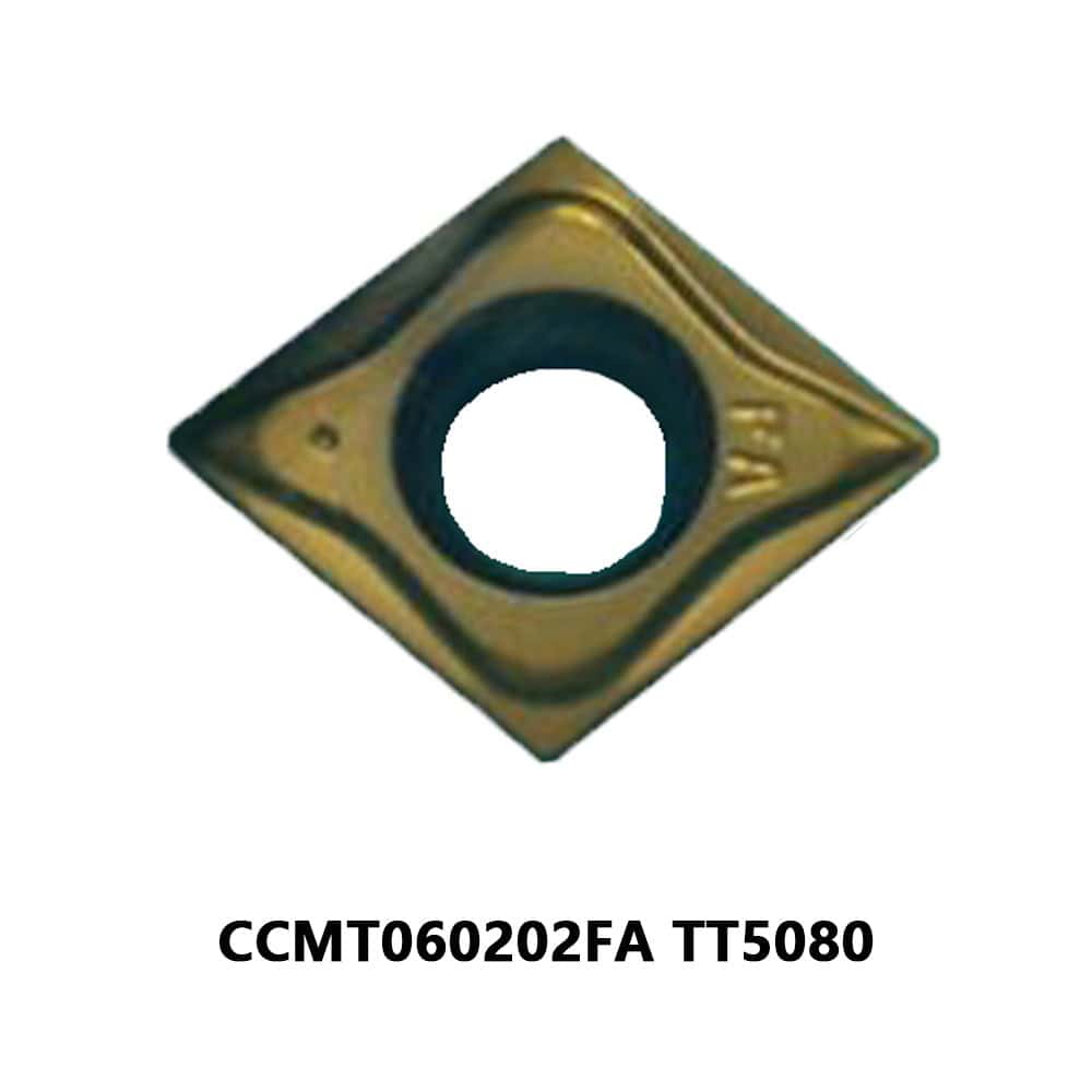 TaeguTec 100% Original CCMT060202FA TT5080 Turning Insert 10 pcs