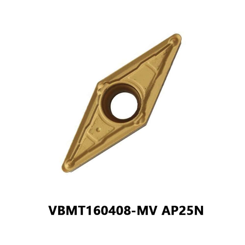 Mitsubishi 100% Original VBMT160408-MV AP25N Turning Insert 10 pcs