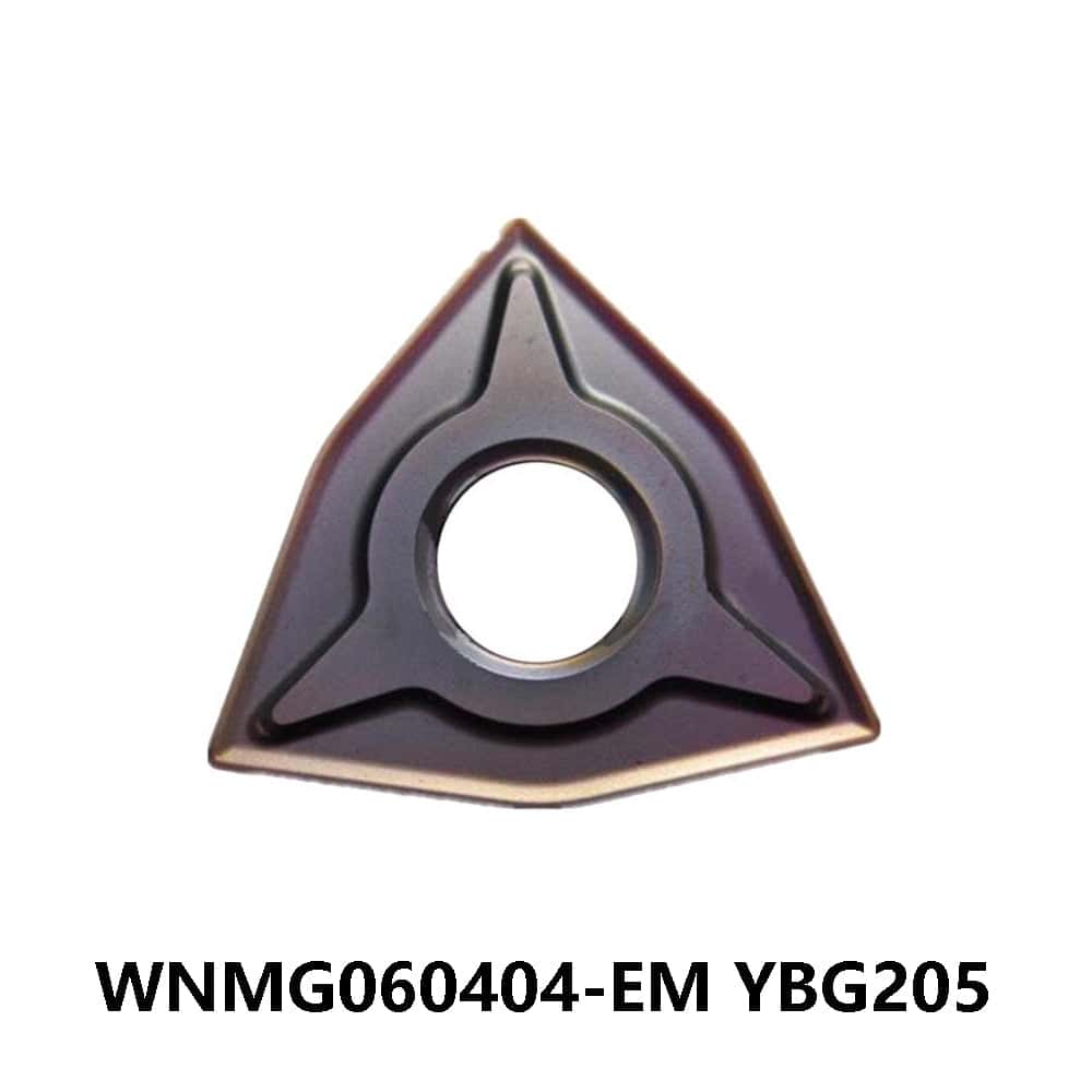 Zcc.ct 100% Original  WNMG060404-EM YBG205 Turning Insert 10 pcs