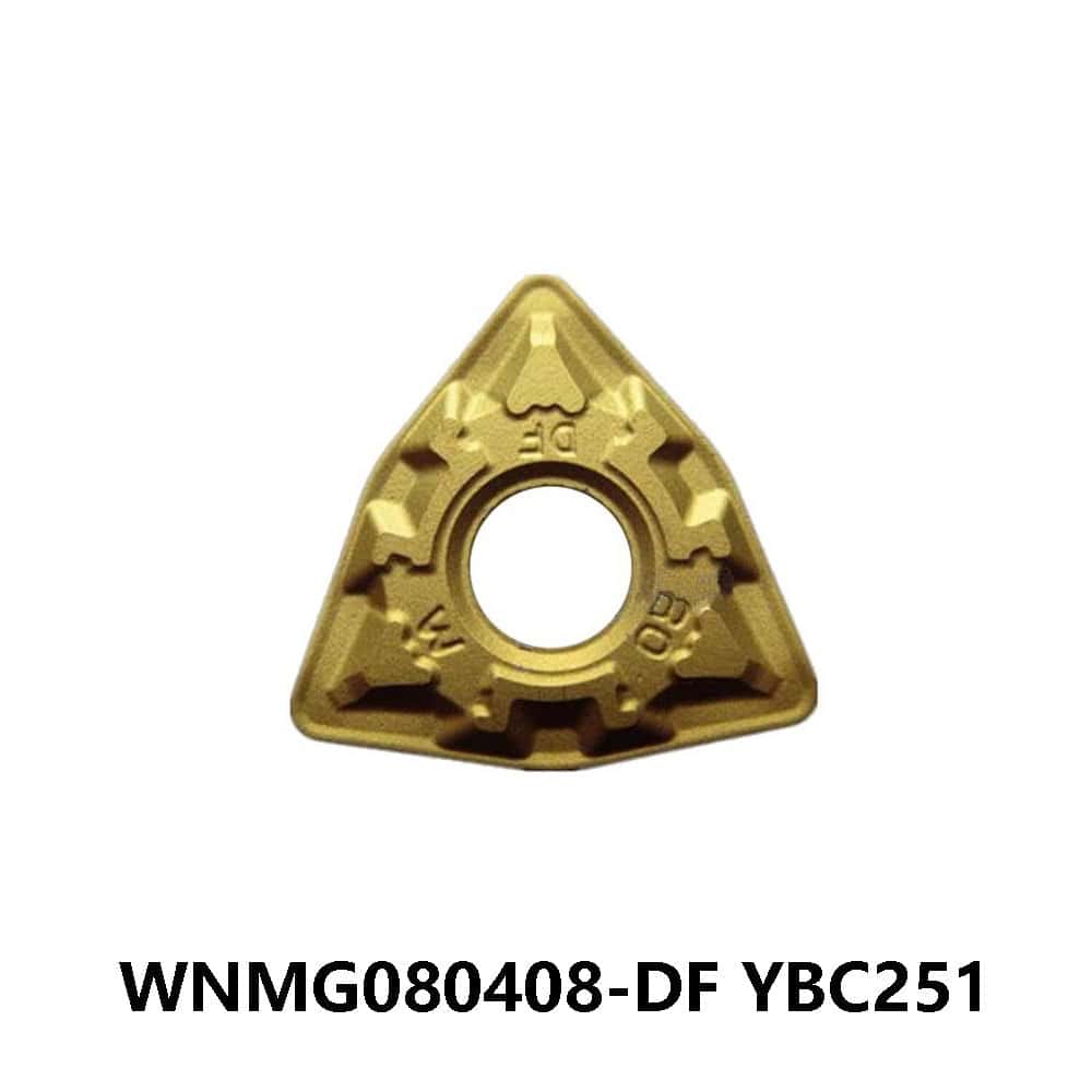 Zcc.ct 100% Original  WNMG080408-DF YBC251 Turning Insert 10 pcs