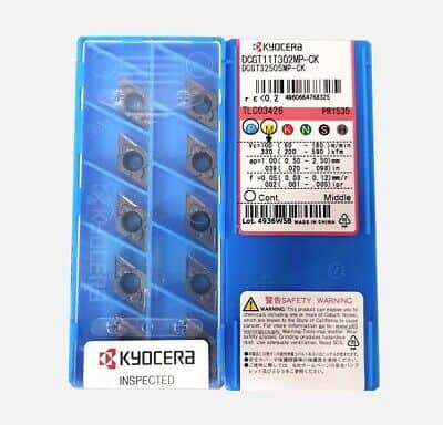 Kyocera 100% Original  Turning Insert DCGT11T302MP-CK PR1535  10pcs