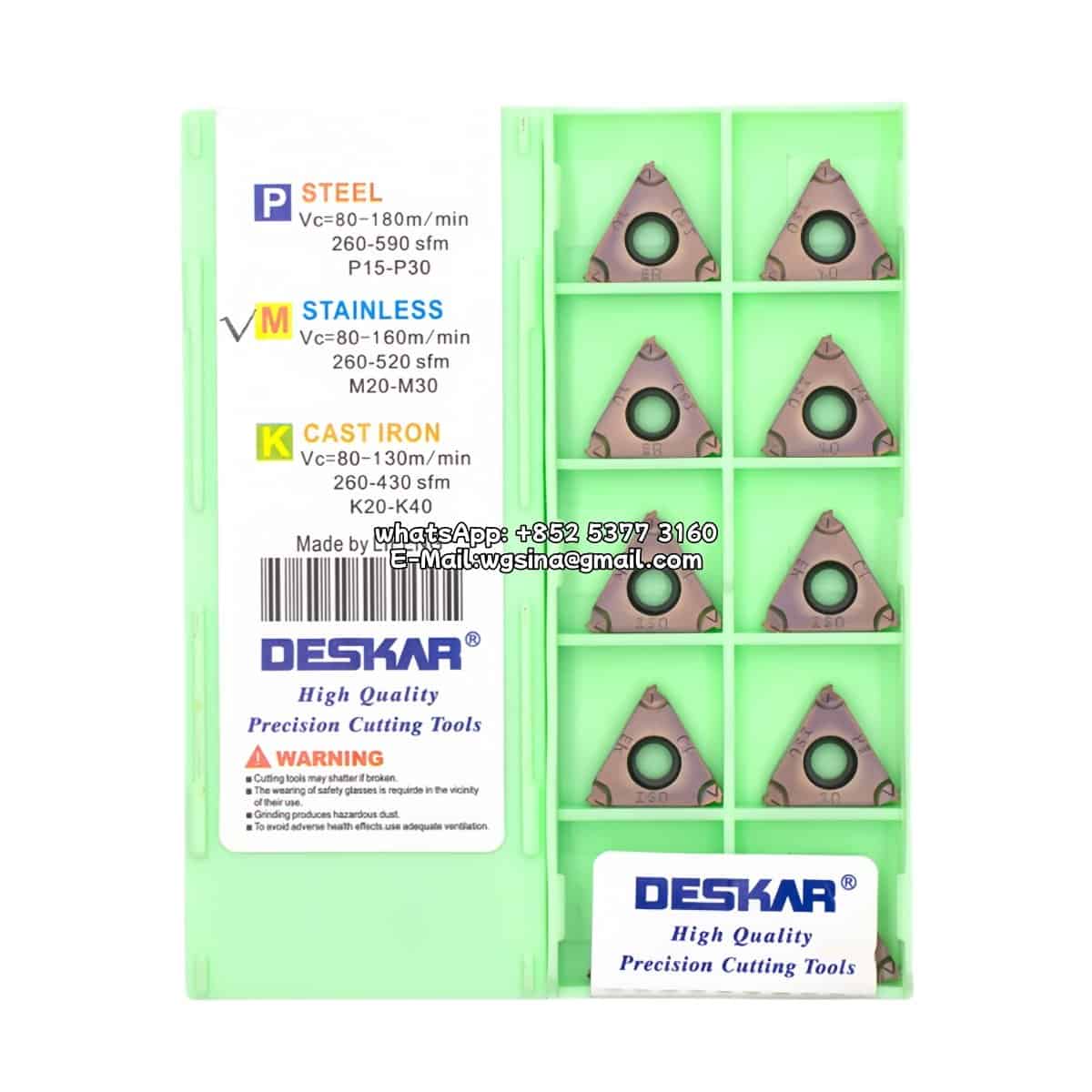 16ERM1.5ISO LF6118 Deskar 100% Original Cutting Tools 10 pcs