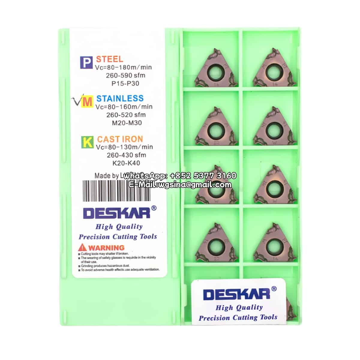 16IRM14W LF6118 Deskar 100% Original Cutting Tools 10 pcs