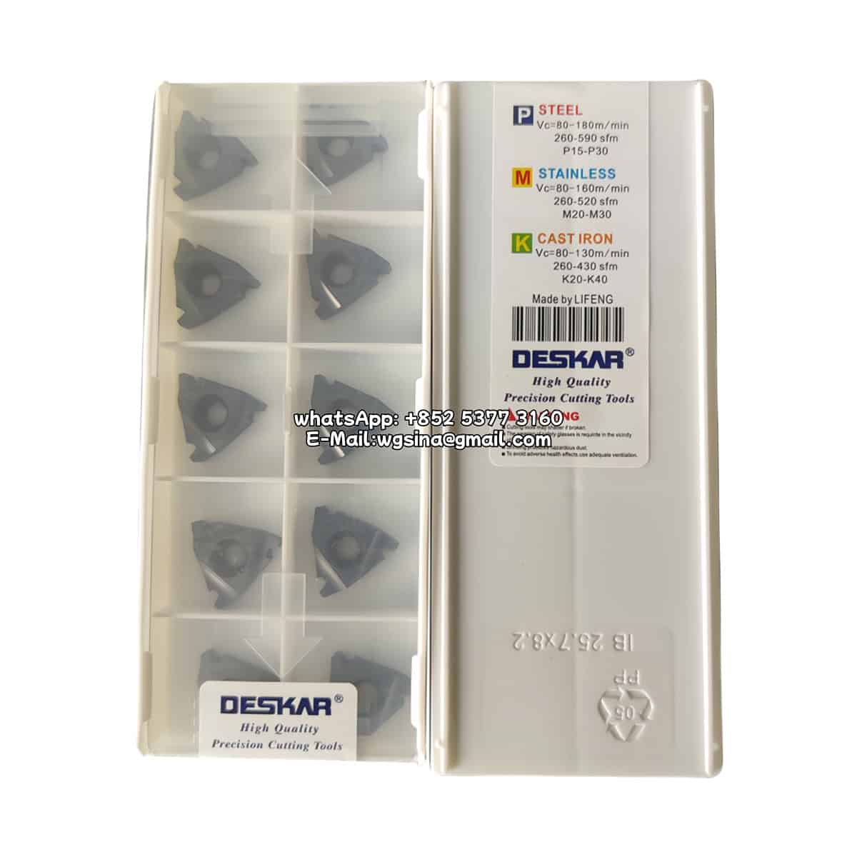 22ER 4.0ISO LDA Deskar 100% Original Cutting Tools 10 pcs