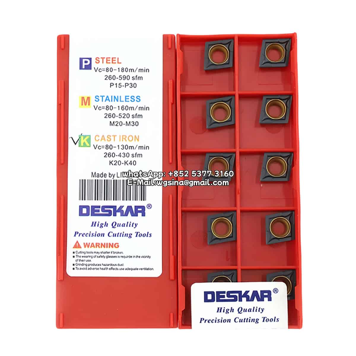 CCMT09T304 LF3018 Deskar 100% Original Cutting Tools 10 pcs