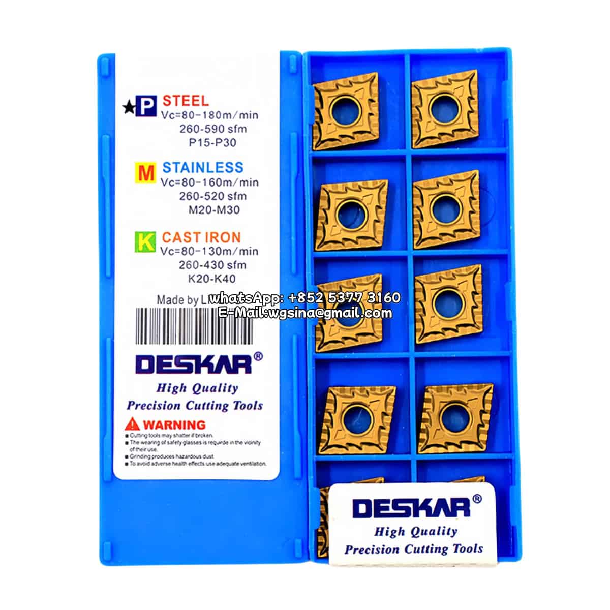 CNMG120404-CQ LF9018 Deskar 100% Original Cutting Tools 10 pcs