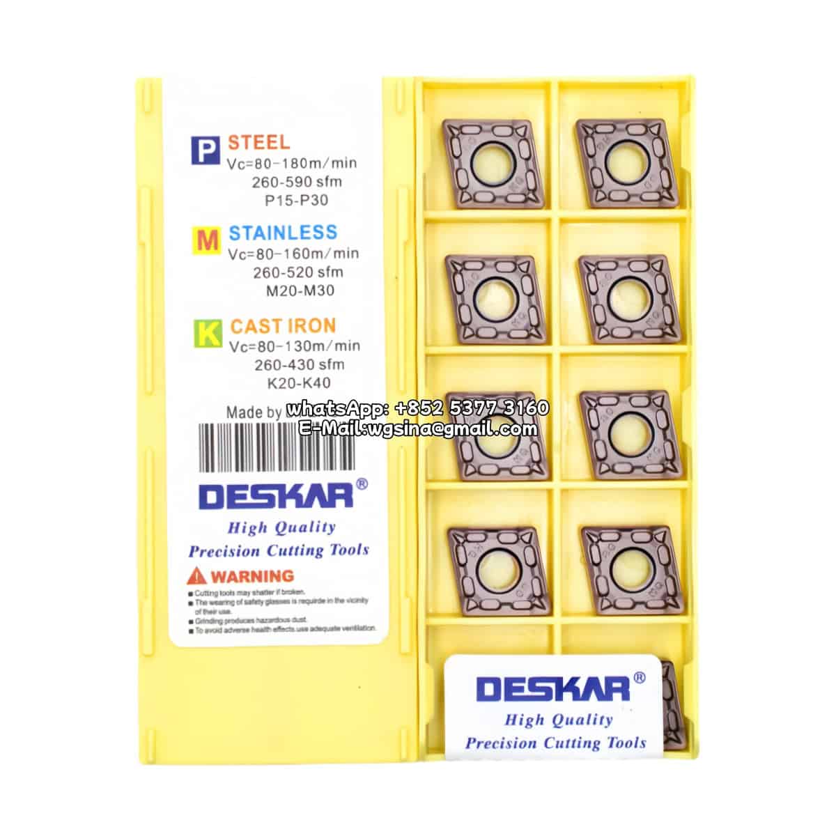 CNMG120404-MQ LF6018 Deskar 100% Original Cutting Tools 10 pcs