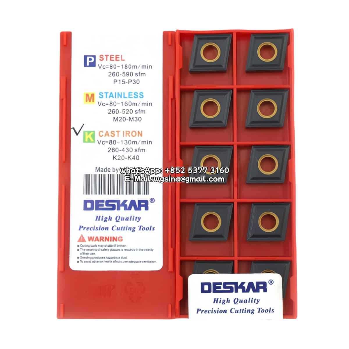 CNMG120408  LF3018 Deskar 100% Original Cutting Tools 10 pcs