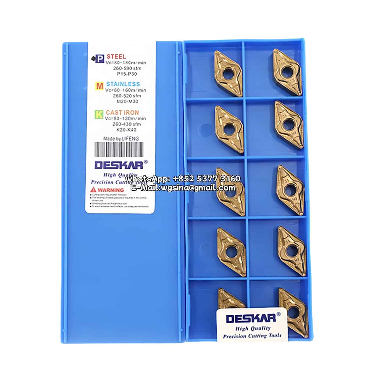 DNMG150612-PM LF9018 Deskar 100% Original Cutting Tools 10 pcs