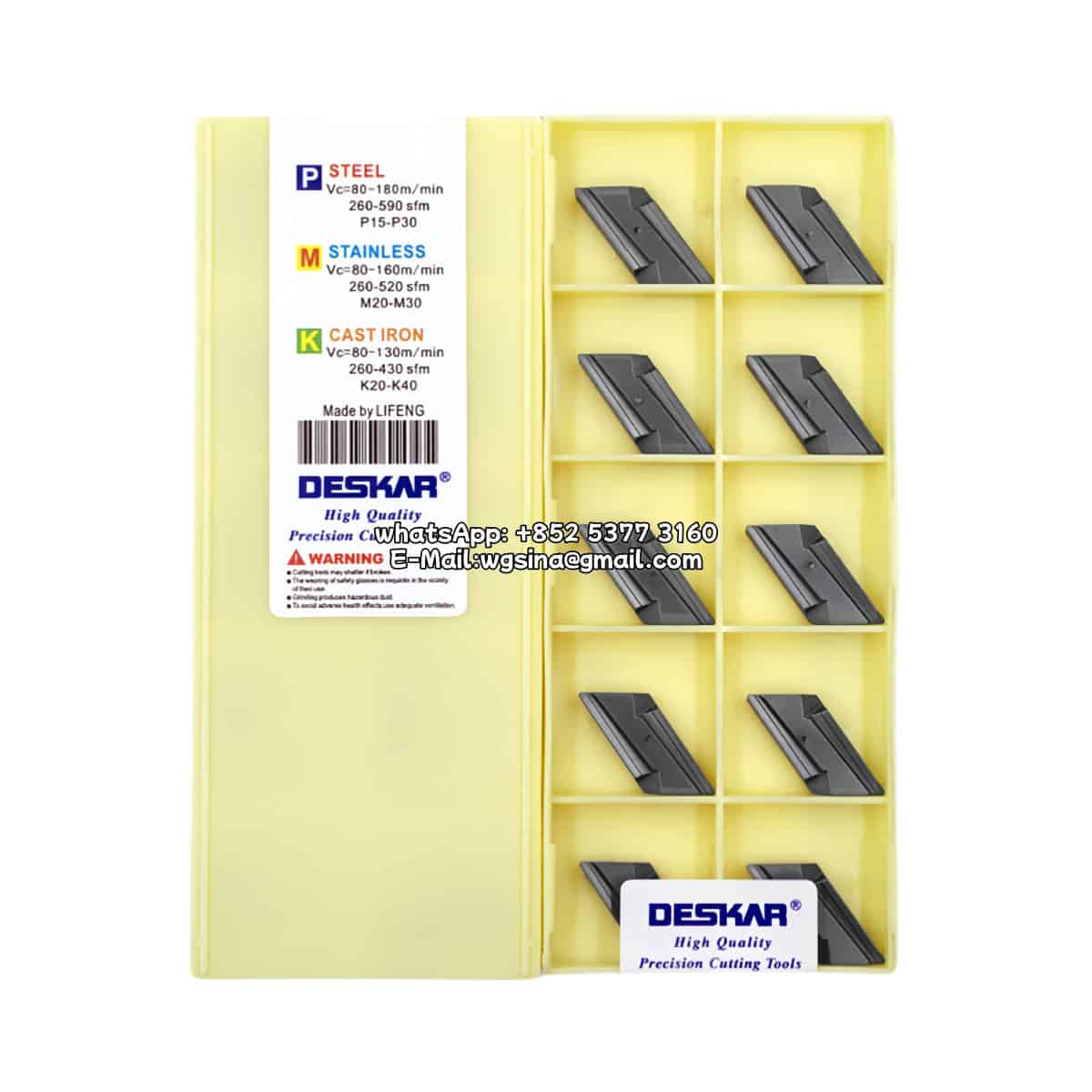KNUX160405R-11 LF6018 Deskar 100% Original Cutting Tools 10 pcs
