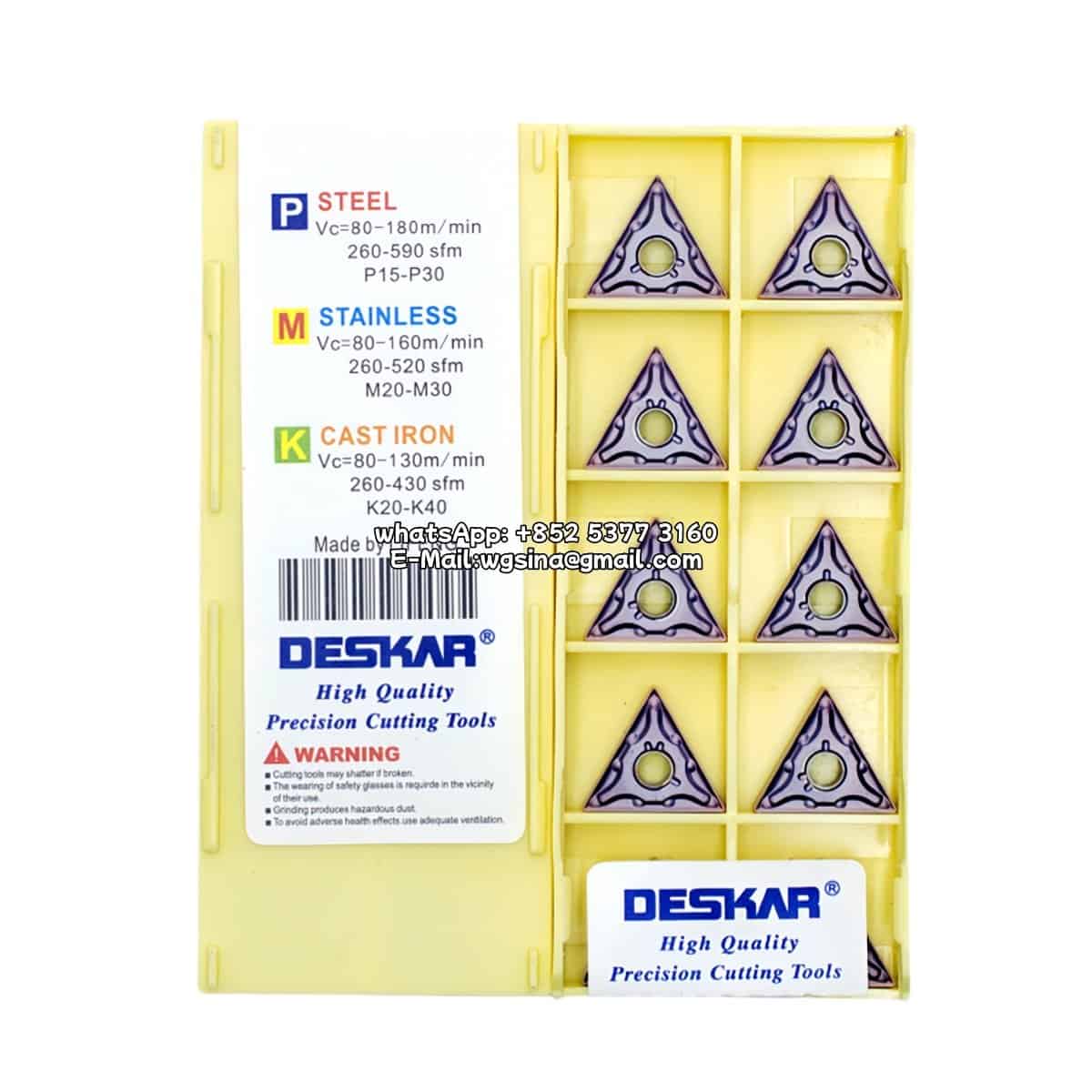 TNMG160404-MA LF6018 Deskar 100% Original Cutting Tools 10 pcs
