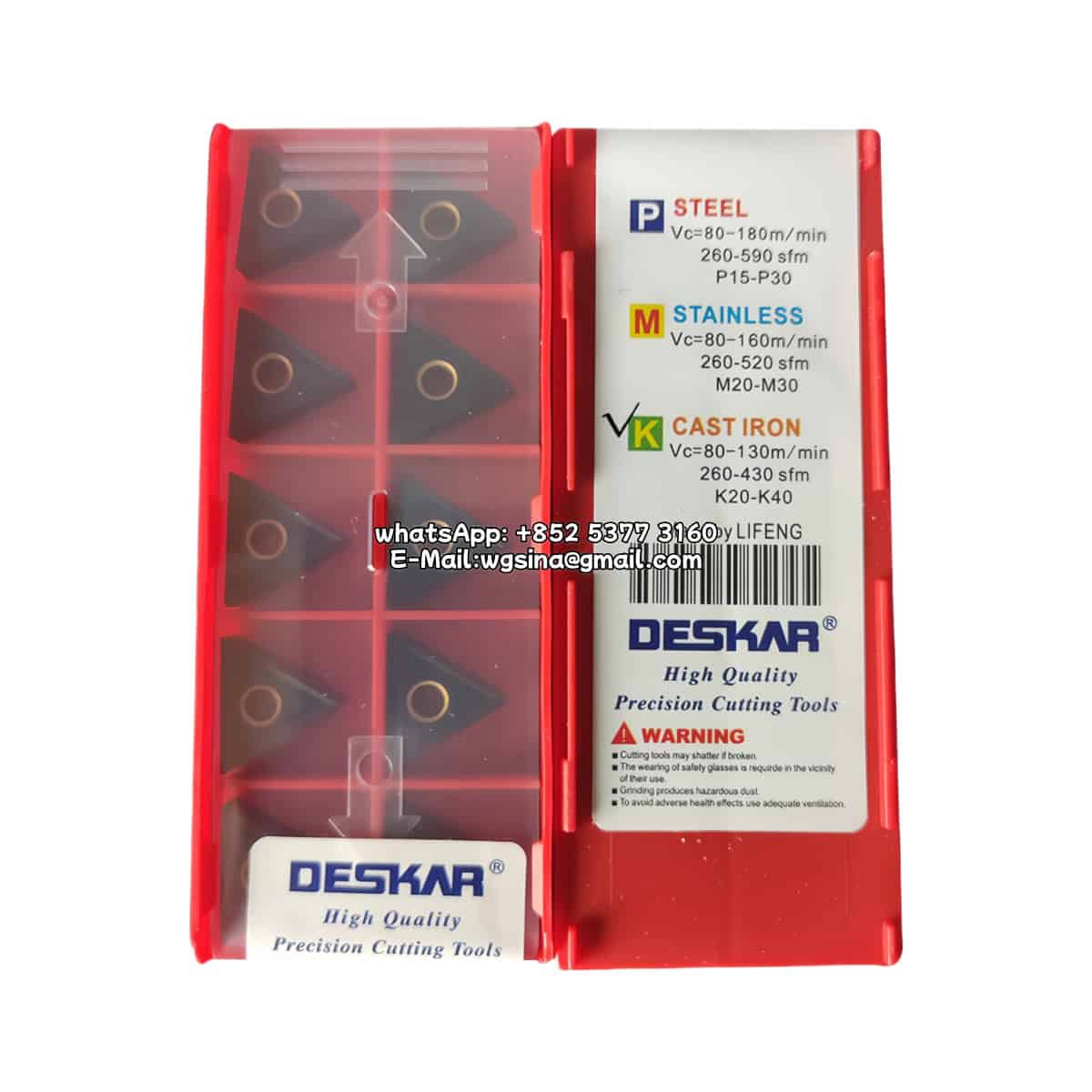 TNMG160404 LF3018 Deskar 100% Original Cutting Tools 10 pcs
