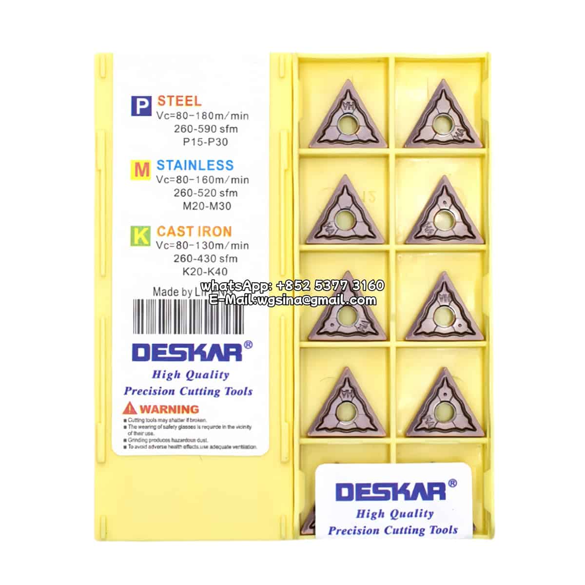 TNMG160408-HA LF6018 Deskar 100% Original Cutting Tools 10 pcs