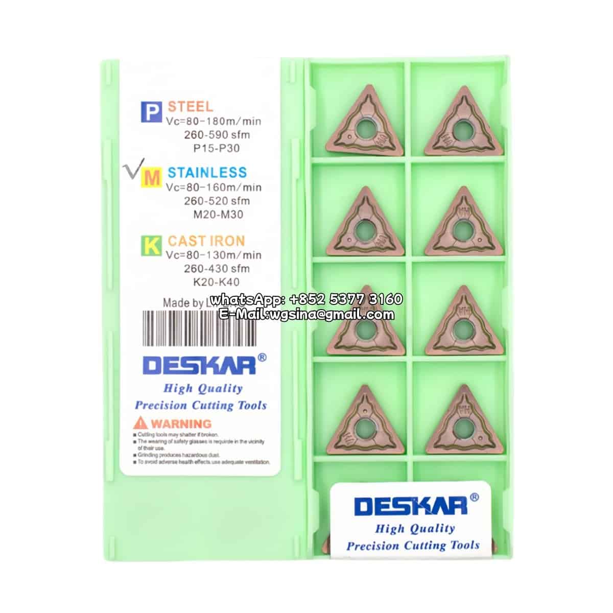 TNMG160408-HA LF6118 Deskar 100% Original Cutting Tools 10 pcs