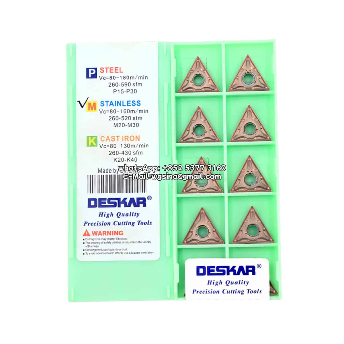 TNMG160404-MA LF6118 Deskar 100% Original Cutting Tools 10 pcs