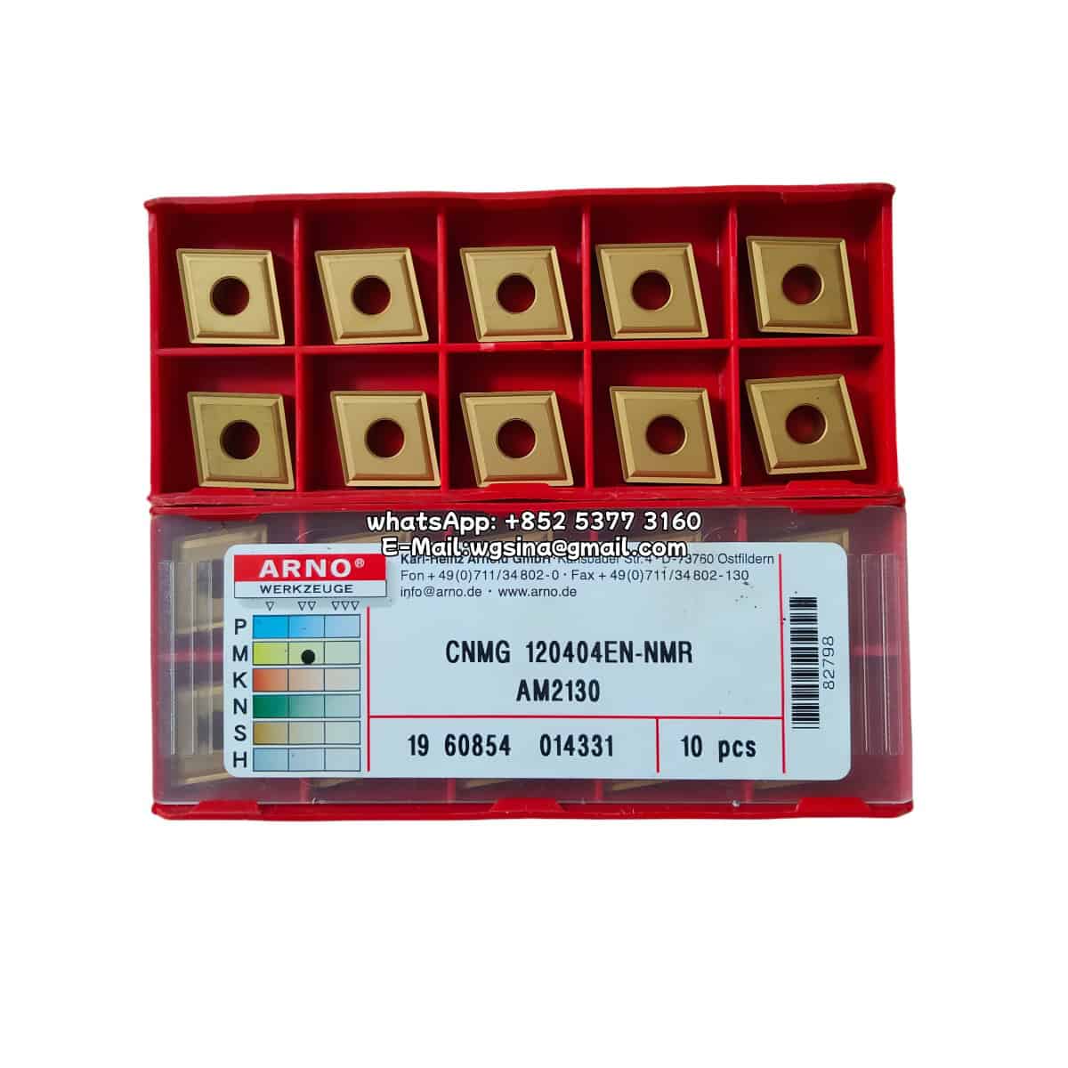 ARNO 100% Original CNMG120404EN-NMR AM2130 Cutting Tools 10PCS