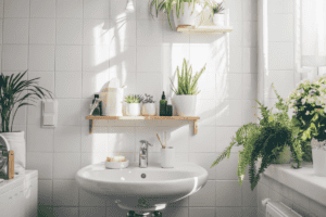 bathroom plants