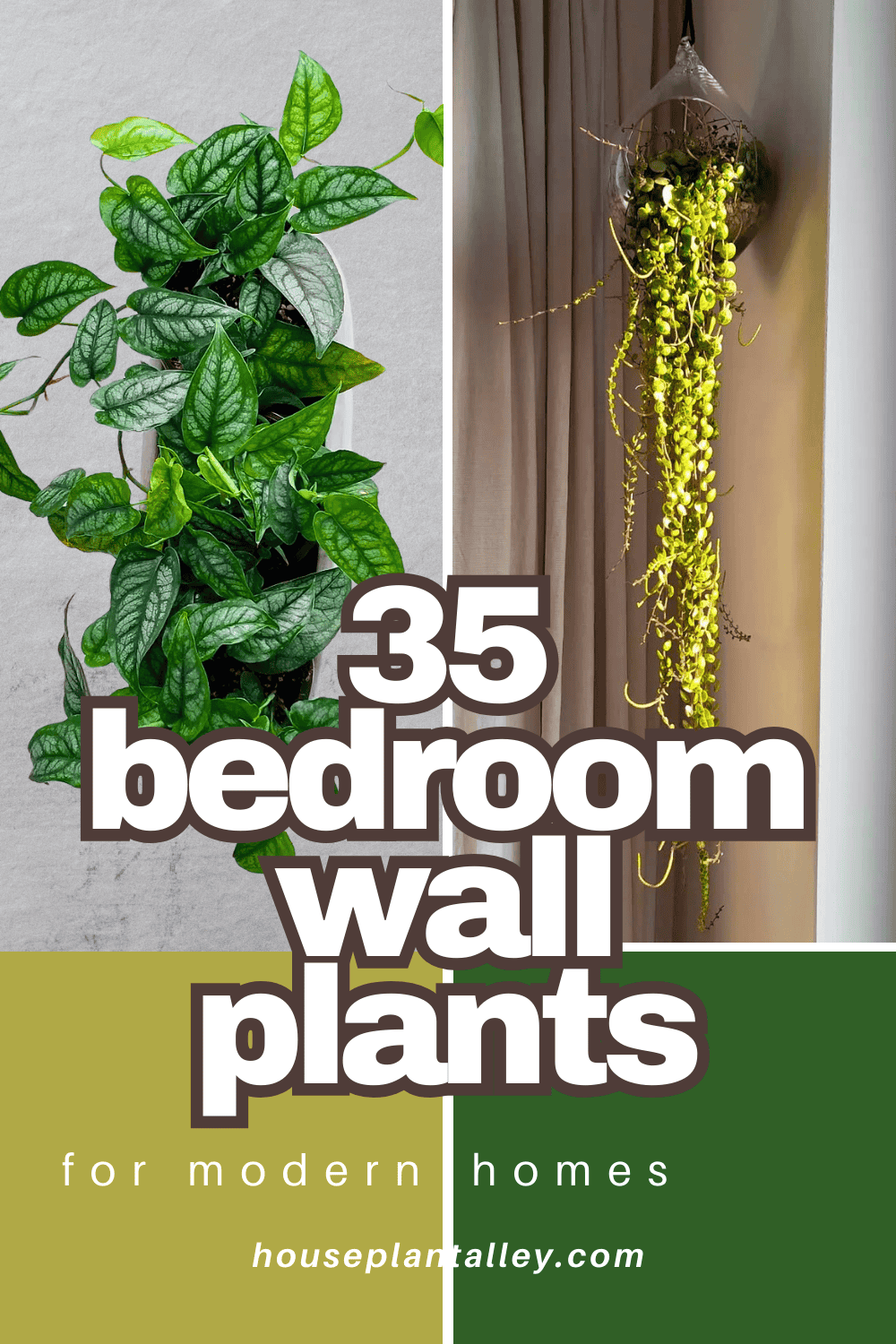 Plant Wall Ideas Bedroom