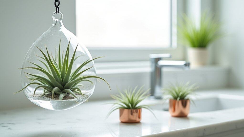 air plants for bathrooms
