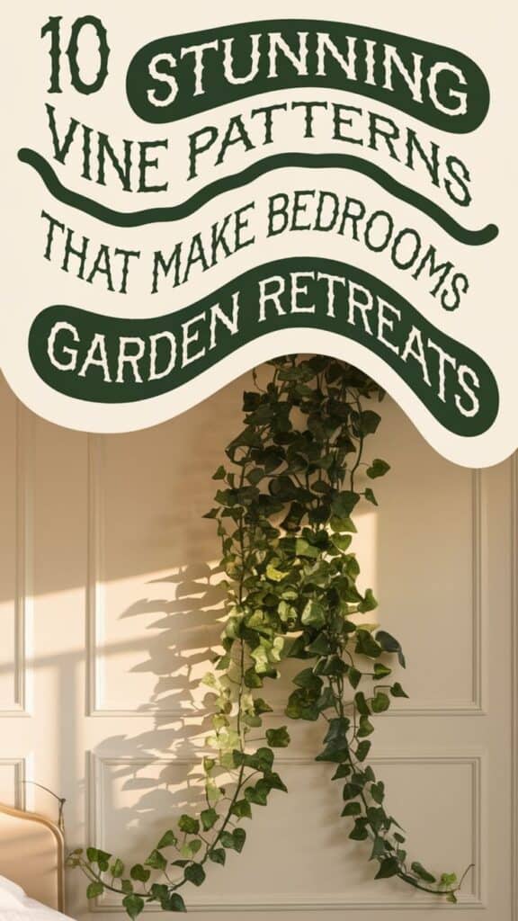 bedroom vine ideas