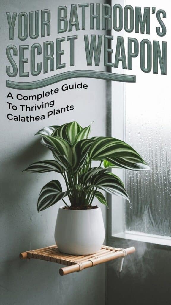 calathea care in the bathroom