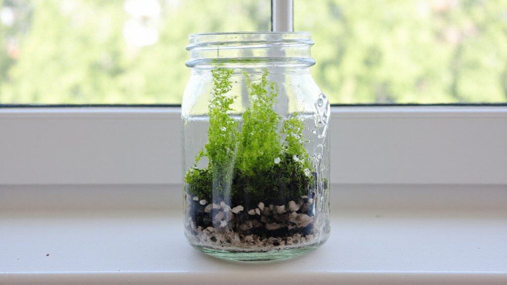 classic glass jar terrarium
