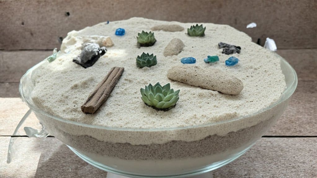 coastal beach terrarium vibes