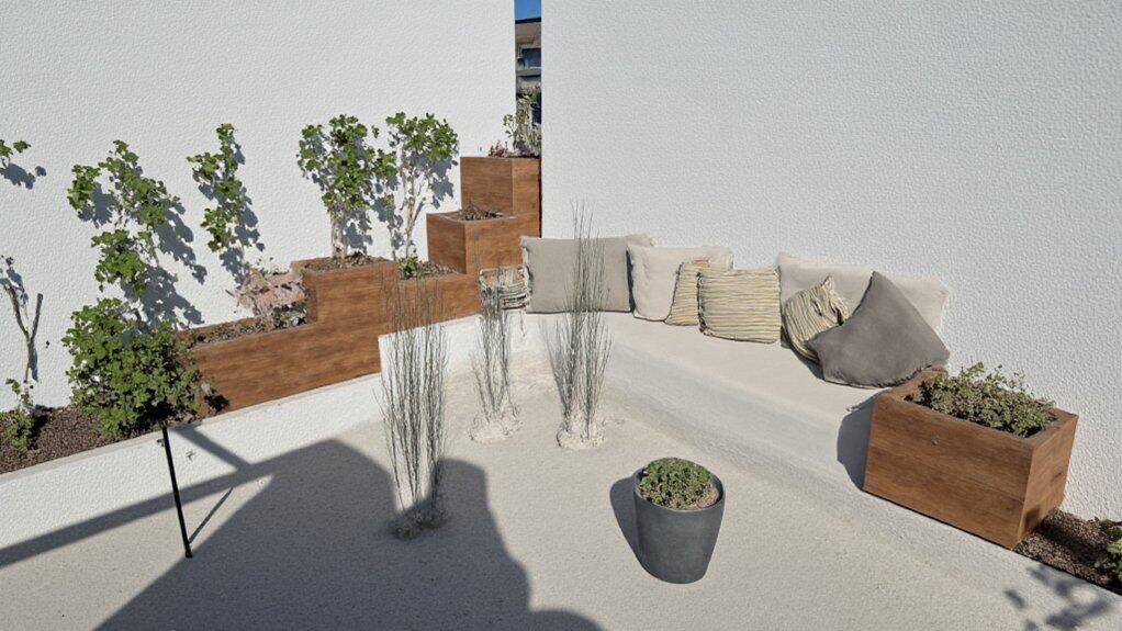 custom planters for awkward areas