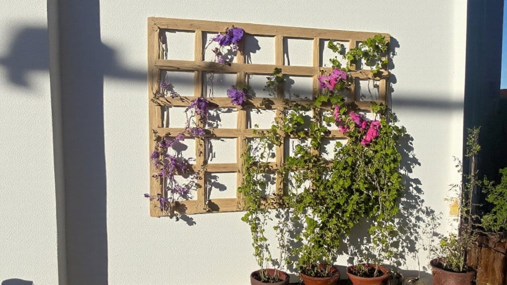 diy trellises for climbers