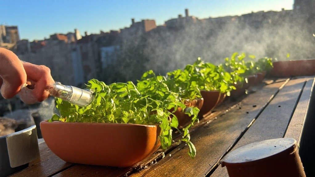 establish watering schedule routine
